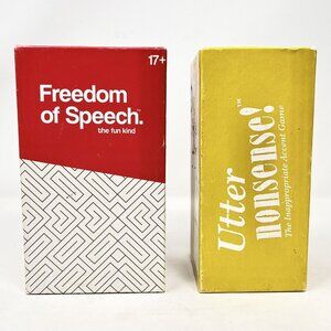 Freedom of Speech Game & Utter Nonsense Game Bundle Adult Games